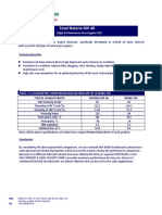 Fresh Oil Specs of Nateria MP-40 Vs Mobil 705