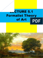 Art and Philosophy Formalist Theory