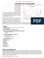 Historia Del Petroleo en Venezuela