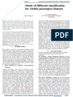 Comparative Study of Different Classification Approaches For Airline Passengers Dataset