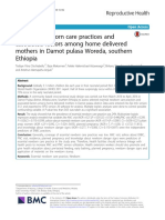 Essential Newborn Care Practices and Associated Factors Among Home Delivered Mothers in Damot Pulasa Woreda, Southern Ethiopia