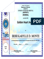 Certificate Template (Character Award) v.1