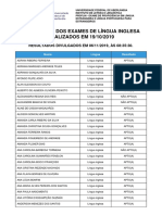 Resultado 2019 Outubro