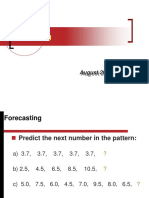 Forecasting