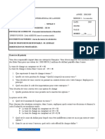 Exercice Taux de Change Finance