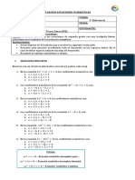 Evaluación Ecuación Cuadrática Adaptada