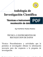 Tecnicas e Instrumentos