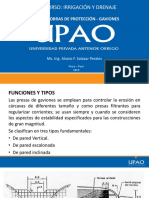 Curso: Irrigación Y Drenaje: Tema: Obras de Protección - Gaviones