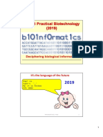 PM703 Practical Biotechnology (2019) PM703 Practical Biotechnology (2019)