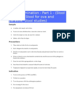 Stool Examination - Part 1 - (Stool Analysis, Stool For Ova and Parasite, Stool Studies)