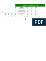 Excel Formula Calculations