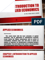 Applied Economics-Chapter 1