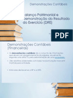 Balanço Patrimonial e Demonstração Do Resultado Do Exercício