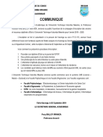 Communique Inscription Ukam PDF