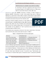 Identification and Prioritization of Accident Black Spots in Kerala