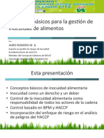 Principios para La Gestión de Inocuidad de Alimentos PDF