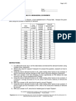 Be 313: Managerial Economics