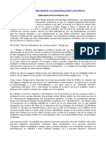 Crítica A Mario Bunge y Al Materialismo Científico