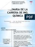 Plenaria de La Carrera de Ing QMC