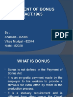 Final Bonus Act