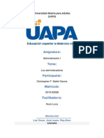 Tarea II Los Administradores (Administracion I)