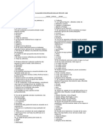 Evaluación de Recuperación Sociales Grado Octavo