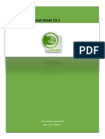 Opensuse: Cheat Sheet 13.1: PDF Created By: David Stobbs