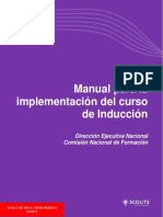 Manual para La Implementación Del Curso de Inducción