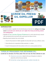 Screw Oil Press/ Oil Expeller: Dr. Hammad Khan