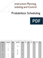 Construction Planning, Scheduling and Control