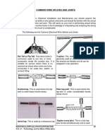 Common Wire Splices and Joints