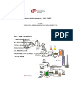 Elaboracion Del Cemento