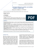 Management of Blunt Trauma Abdomen in A Tertiary Care Teaching Hospital: A Surgical Audit