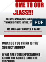 Class Orientation - Trends