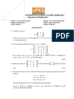 Maths Assignment 1 PDF