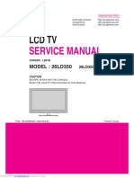 LG 26ld350 Service Manual