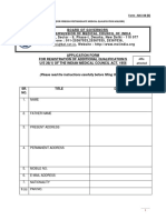 Registration of Additional Qualification 26 1 B