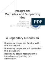 Topic Main Idea Support PDF