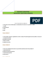 Advanced Surveying and GIS MCQS