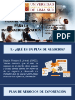 Plan de Internacionalizacion de Empresas