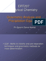 Gravimetric Analysis