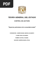 Aspectos Particilares de La Comunidad Estatal