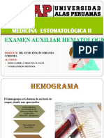 Examen Auxiliar Hematologico