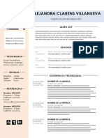 Curriculum Vitae ALEJANDRA