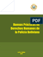 Buenas Prácticas en Derechos Humanos en La Policía Boliviana 2014 PDF