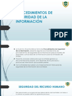 Procedimientos de Seguridad de La Información