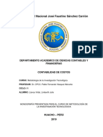 Monografia Contabilidad de Costos 2019