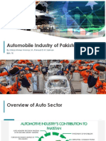 Analysis of Automobile Industry in Pakistan