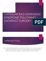 Capsular Bag Distension Syndrome Following Cataract Surgery Journal