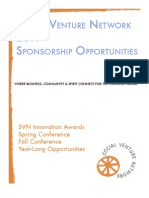 SVN 2011 Sponsorship Package